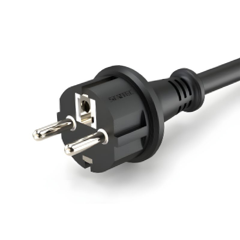 Kord Kuasa 2-Pin & 3-Pin Eropah yang Diluluskan oleh VDE/CE